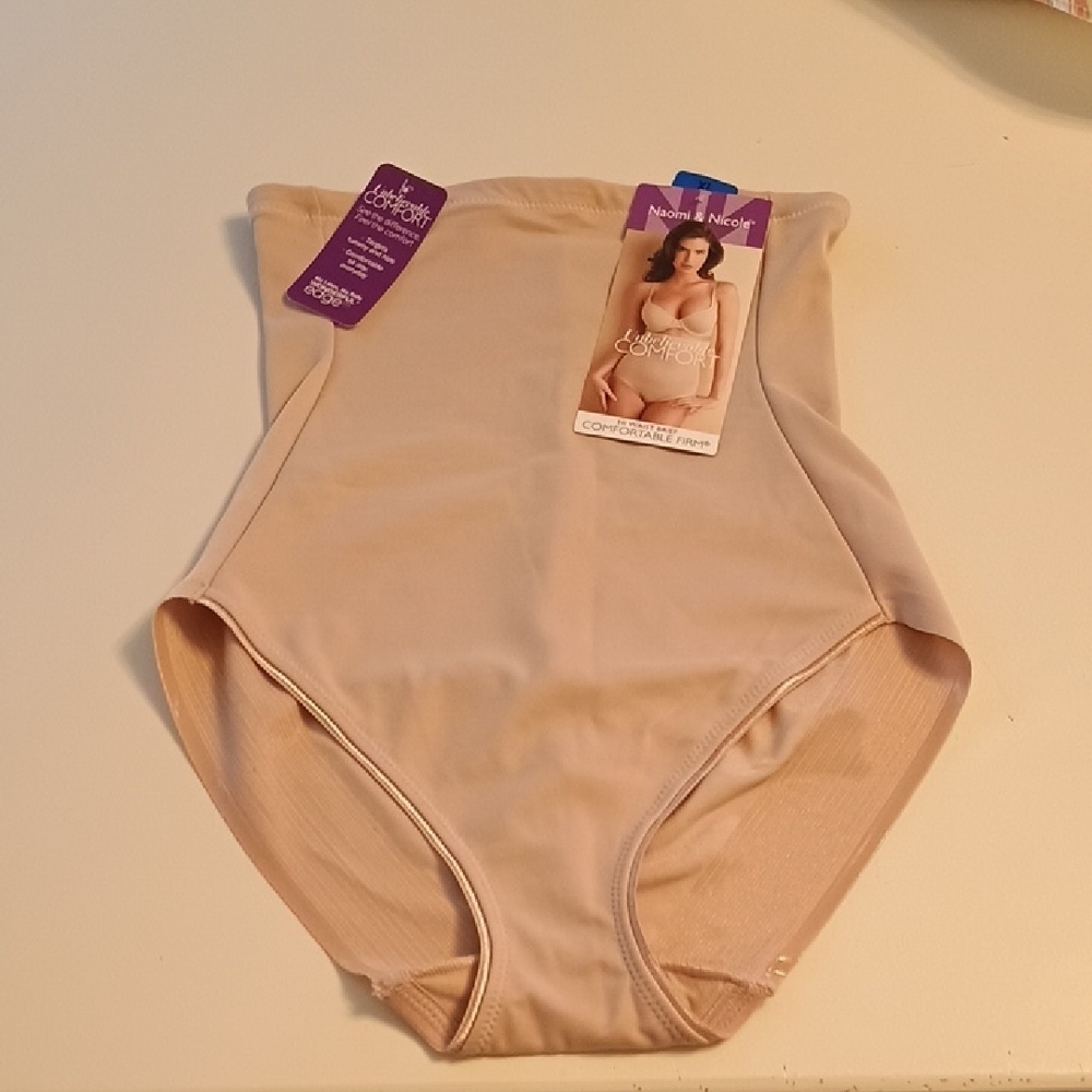 Naomi & Nicole Nude High-Waisted Brief Shapewear